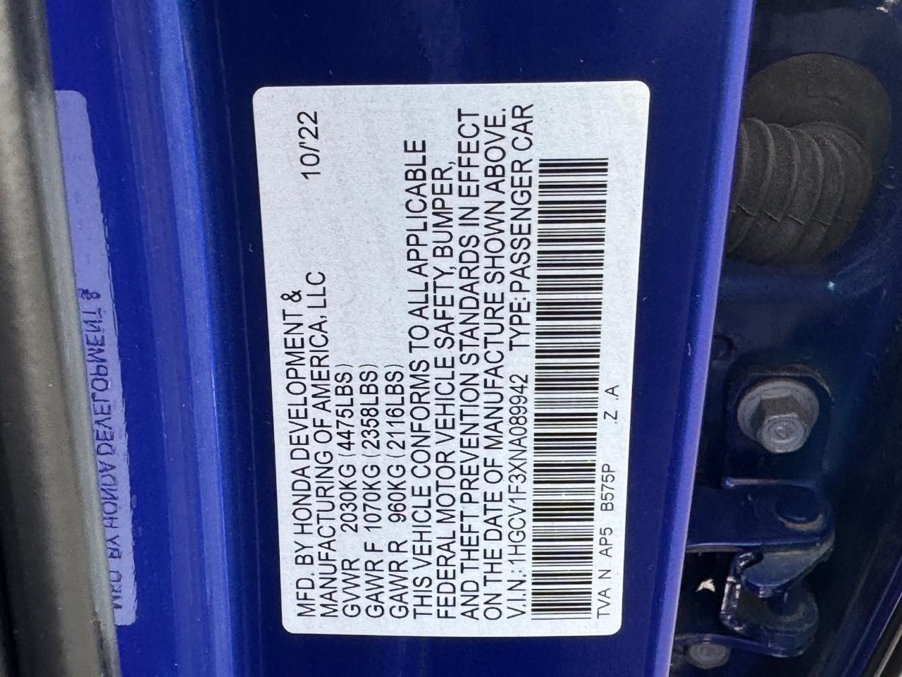 Honda Accord Sedan Vehicle Full-screen Gallery Image 26