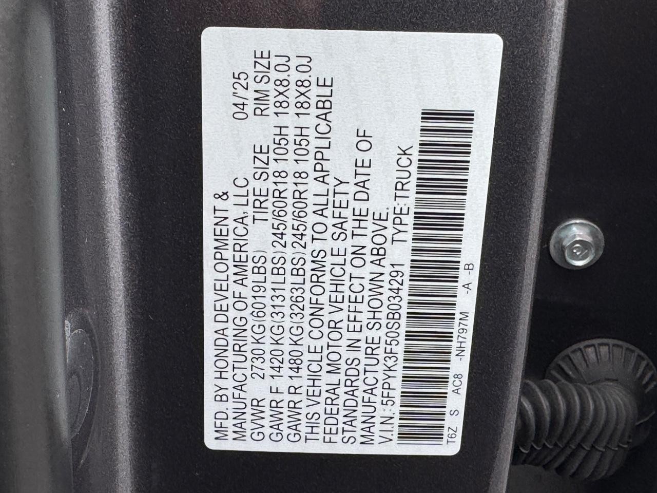 Honda Ridgeline Vehicle Full-screen Gallery Image 27