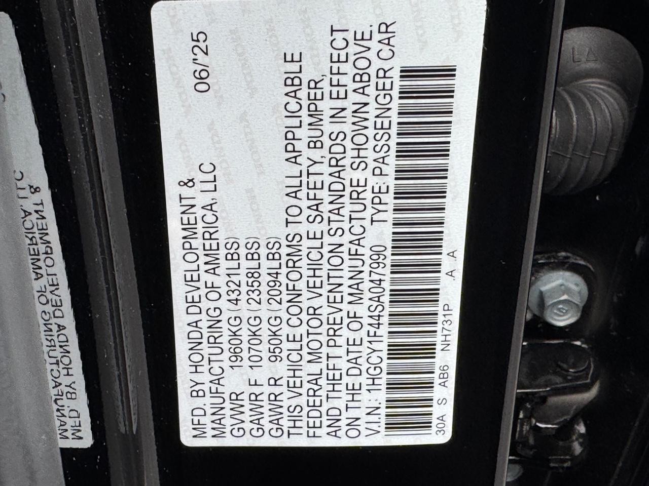 Honda Accord Sedan Vehicle Full-screen Gallery Image 26