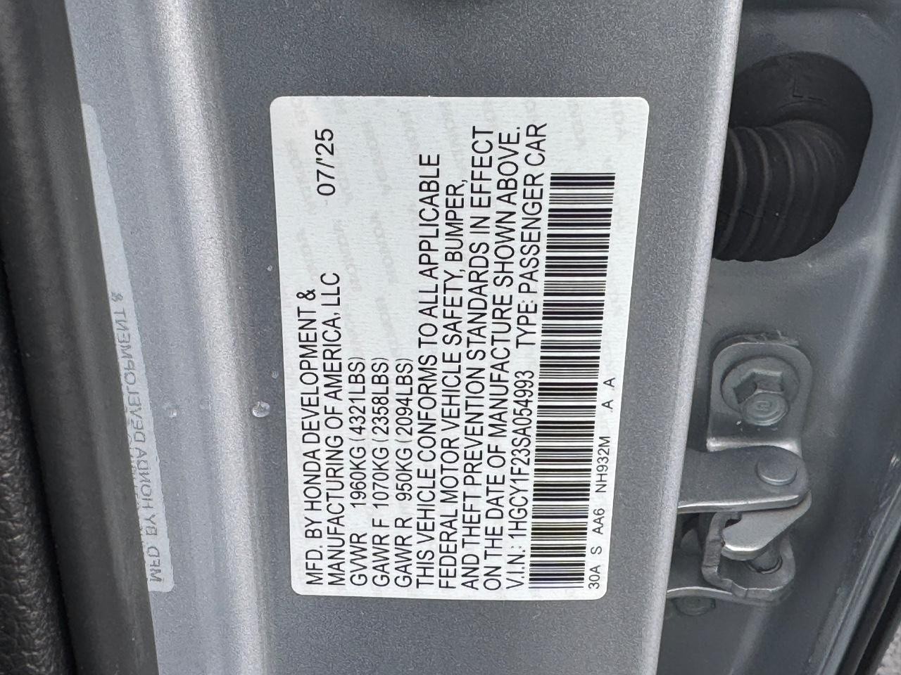 Honda Accord Sedan Vehicle Full-screen Gallery Image 25