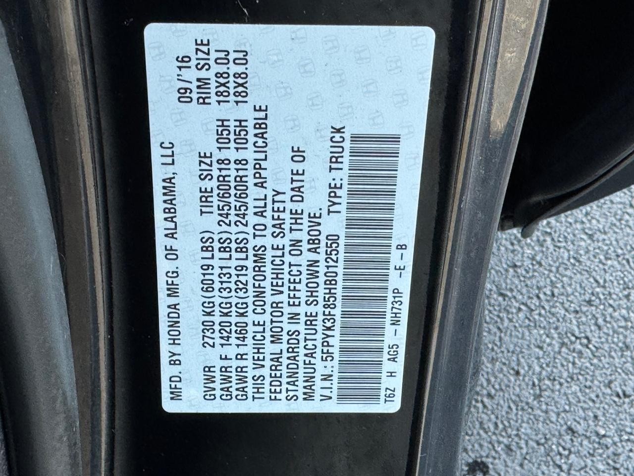 Honda Ridgeline Vehicle Full-screen Gallery Image 28