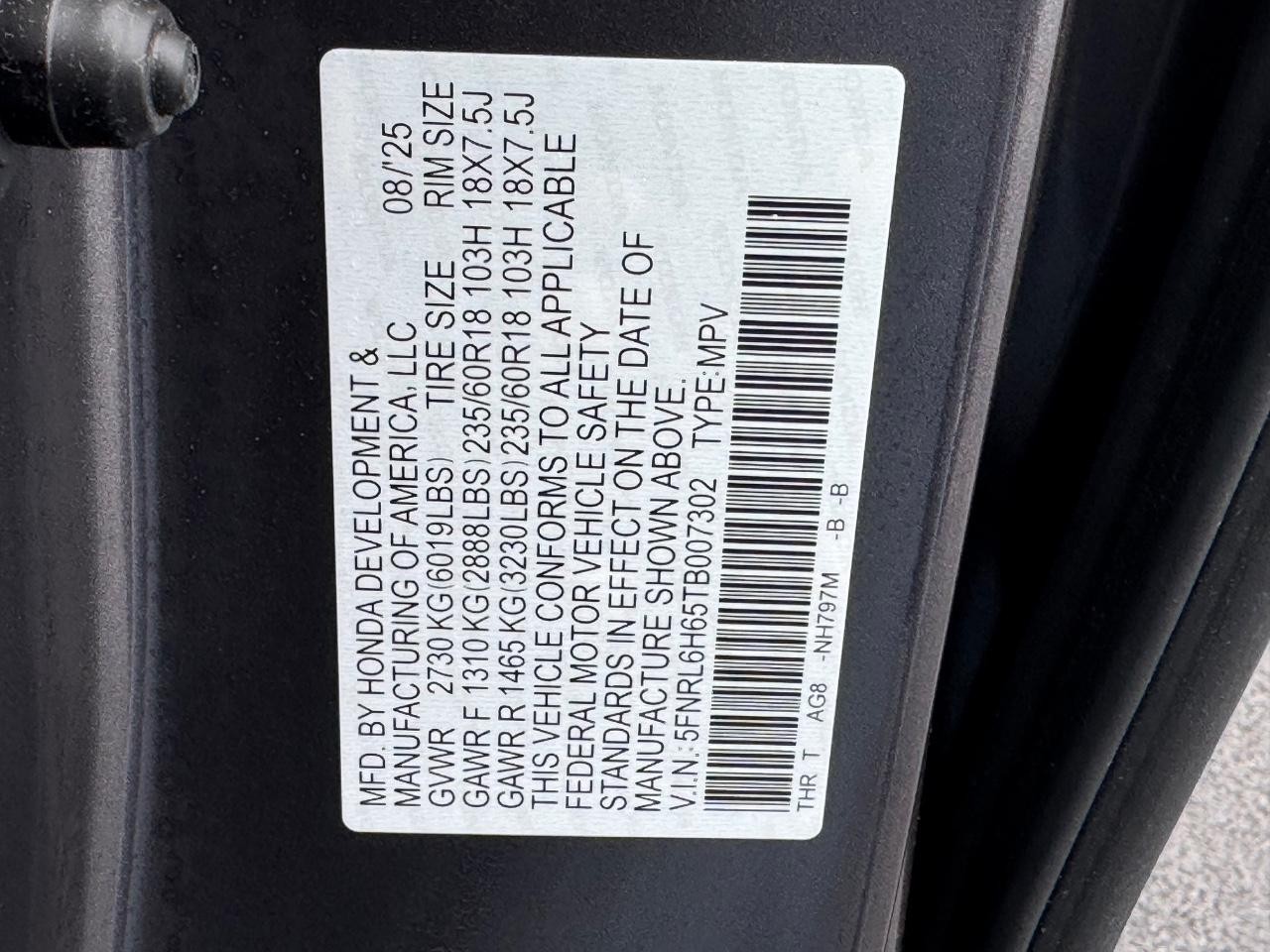 Honda Odyssey Vehicle Full-screen Gallery Image 26