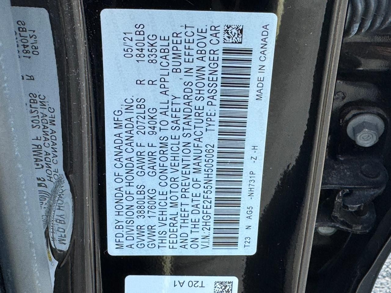 Honda Civic Sedan Vehicle Full-screen Gallery Image 25