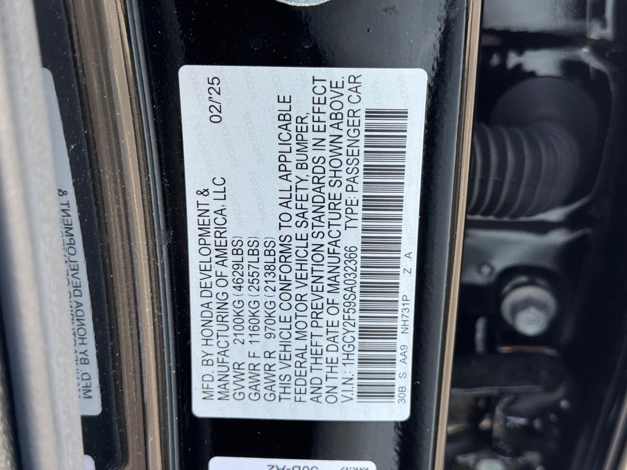 Honda Accord Hybrid Vehicle Full-screen Gallery Image 26