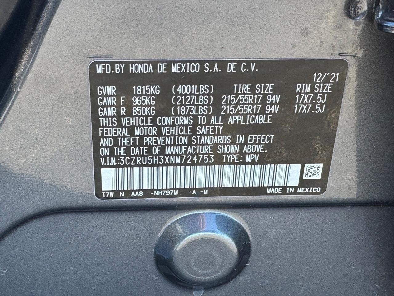 Honda HR-V Vehicle Full-screen Gallery Image 25