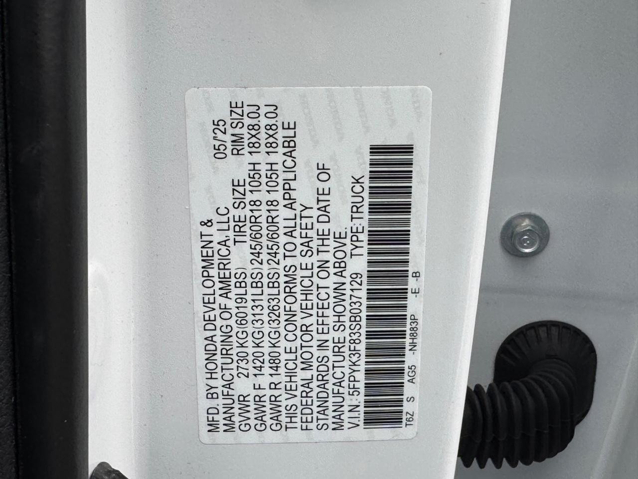 Honda Ridgeline Vehicle Full-screen Gallery Image 28