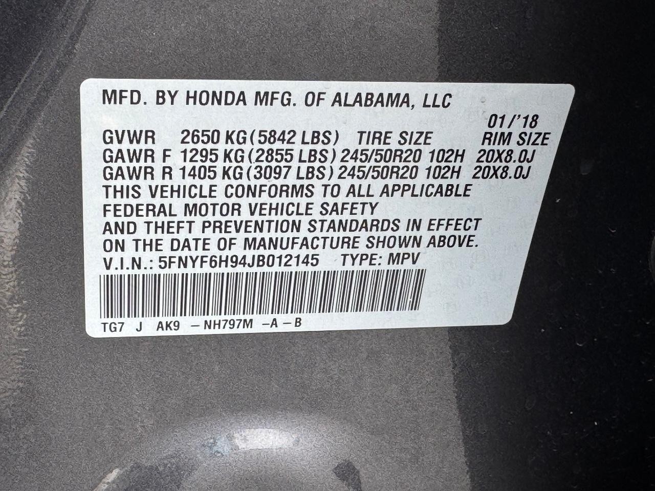 Honda Pilot Vehicle Full-screen Gallery Image 30