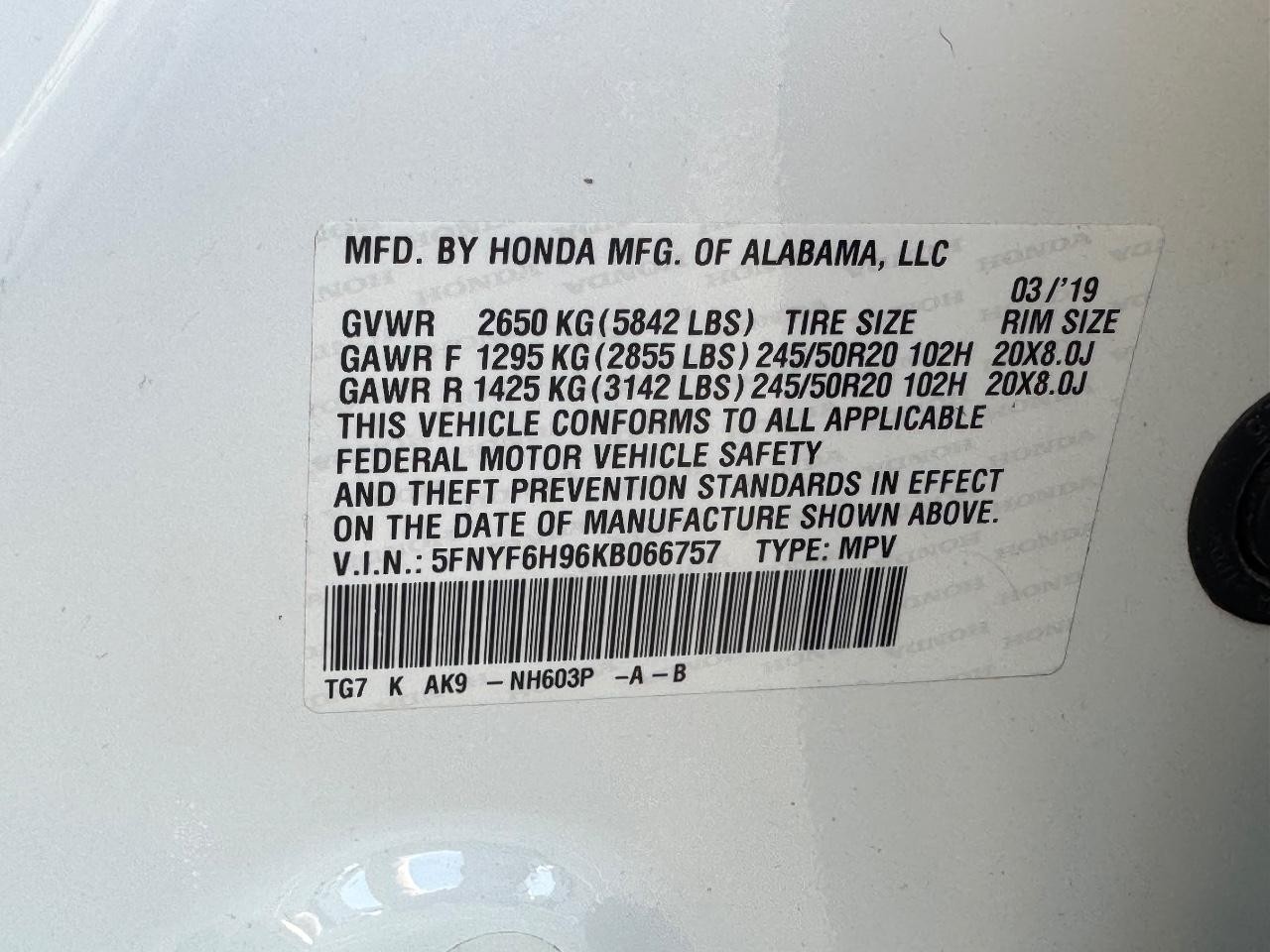 Honda Pilot Vehicle Full-screen Gallery Image 30