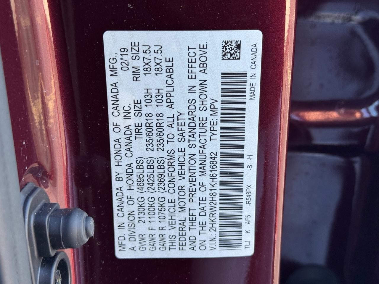 Honda CR-V Vehicle Full-screen Gallery Image 26