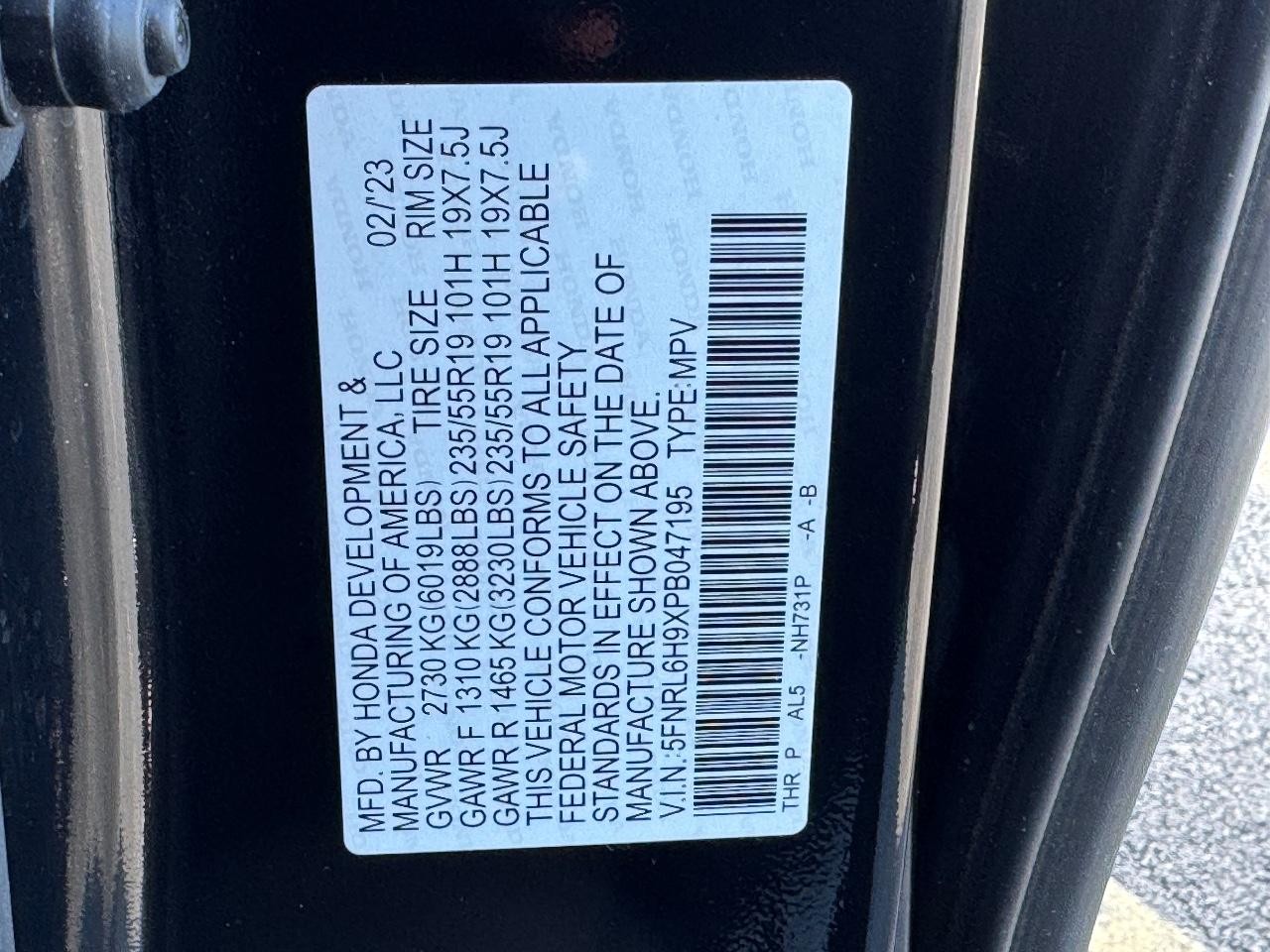 Honda Odyssey Vehicle Full-screen Gallery Image 29