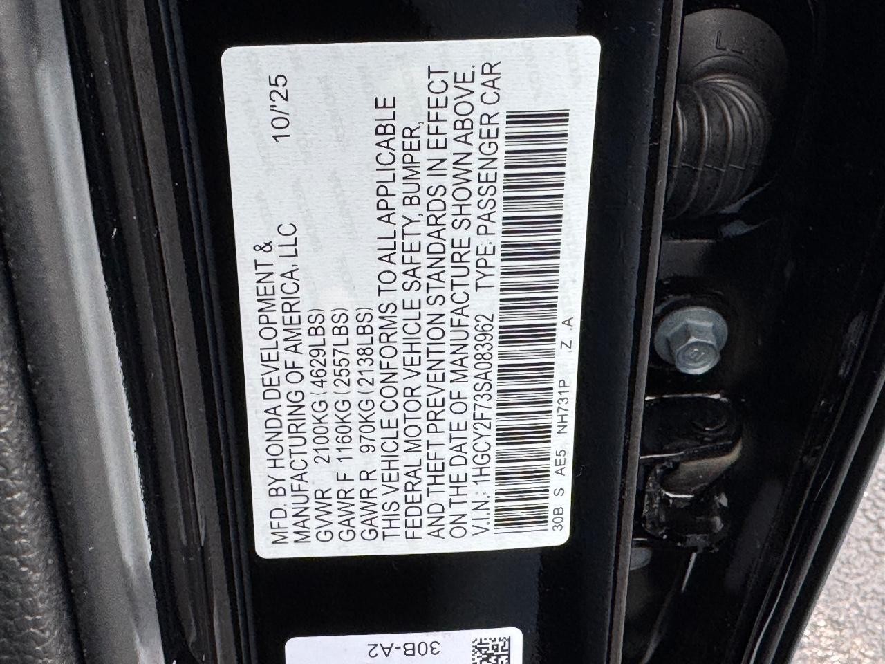 Honda Accord Hybrid Vehicle Full-screen Gallery Image 26