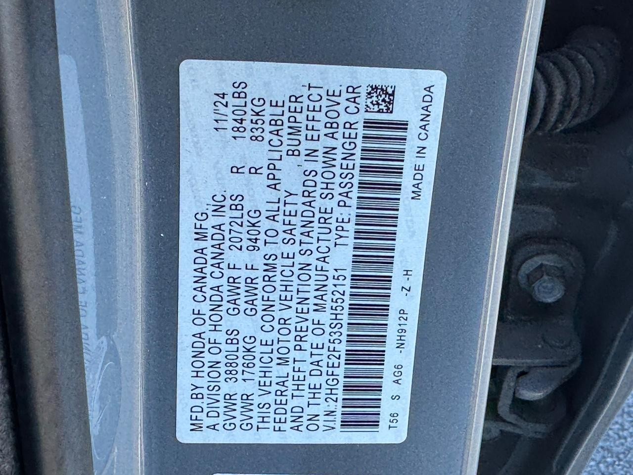 Honda Civic Sedan Vehicle Full-screen Gallery Image 25