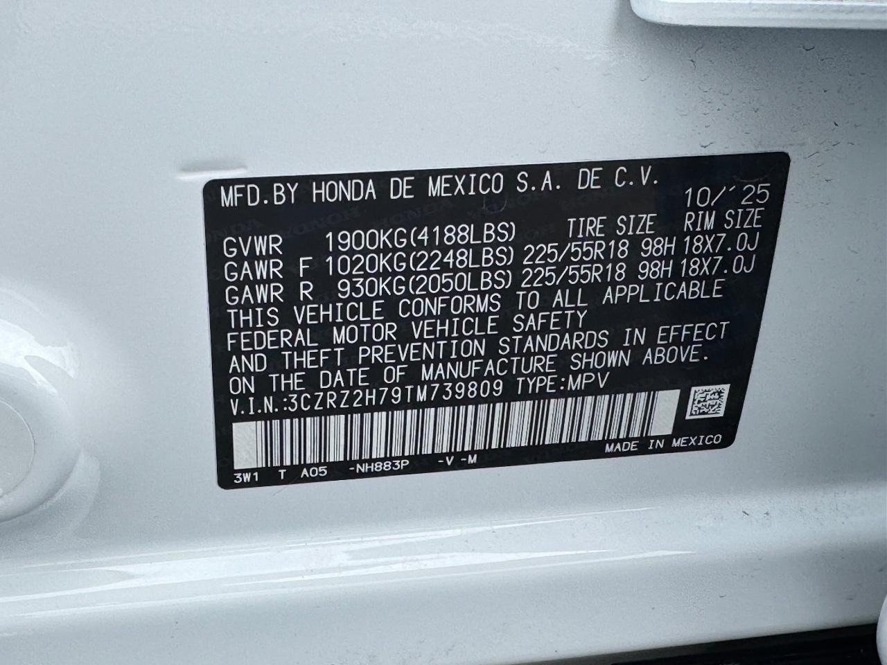 Honda HR-V Vehicle Full-screen Gallery Image 26