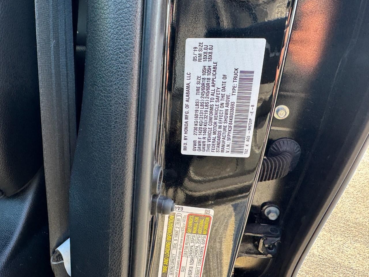 Honda Ridgeline Vehicle Full-screen Gallery Image 23