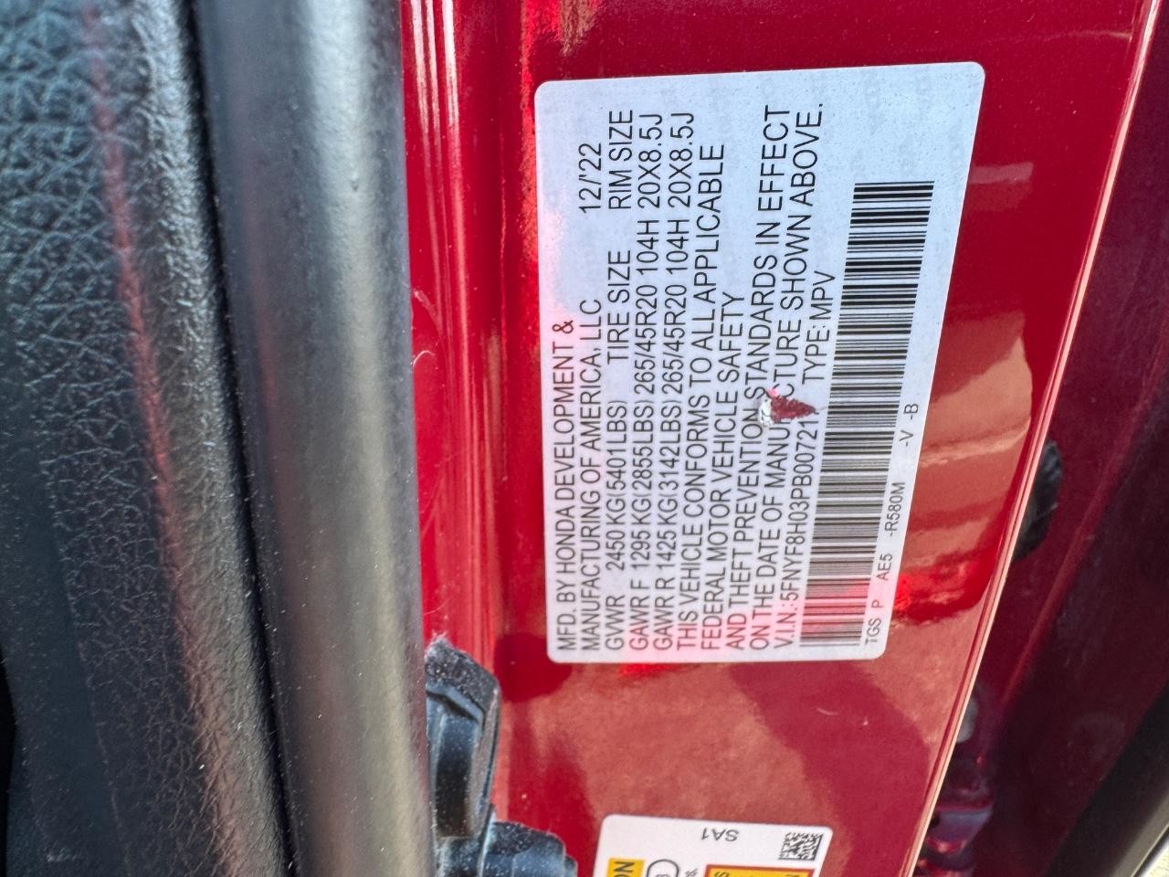 Honda Passport Vehicle Full-screen Gallery Image 24