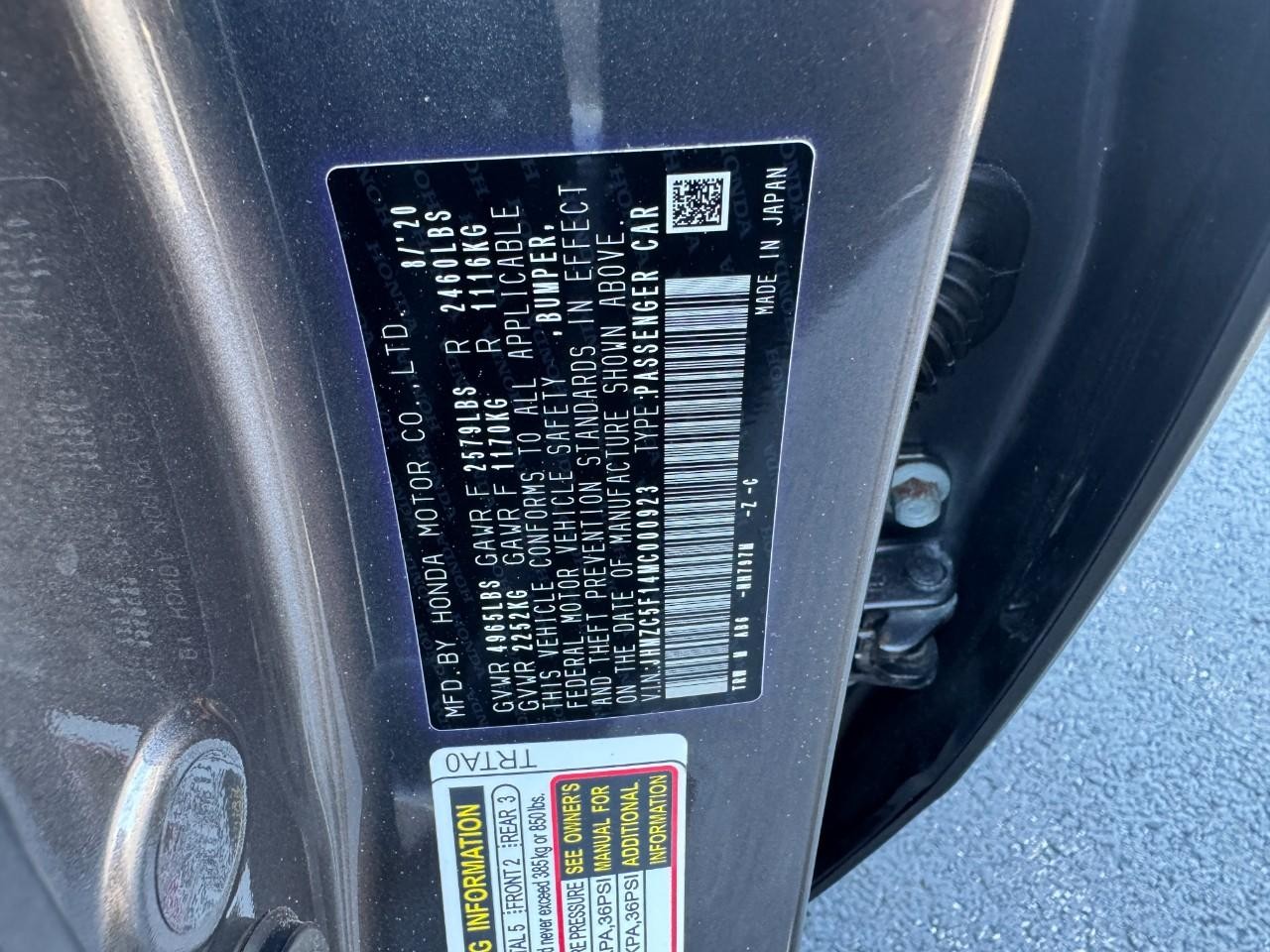 Honda Clarity Plug-In Hybrid Vehicle Full-screen Gallery Image 26