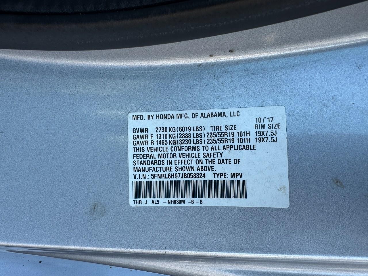 Honda Odyssey Vehicle Full-screen Gallery Image 27