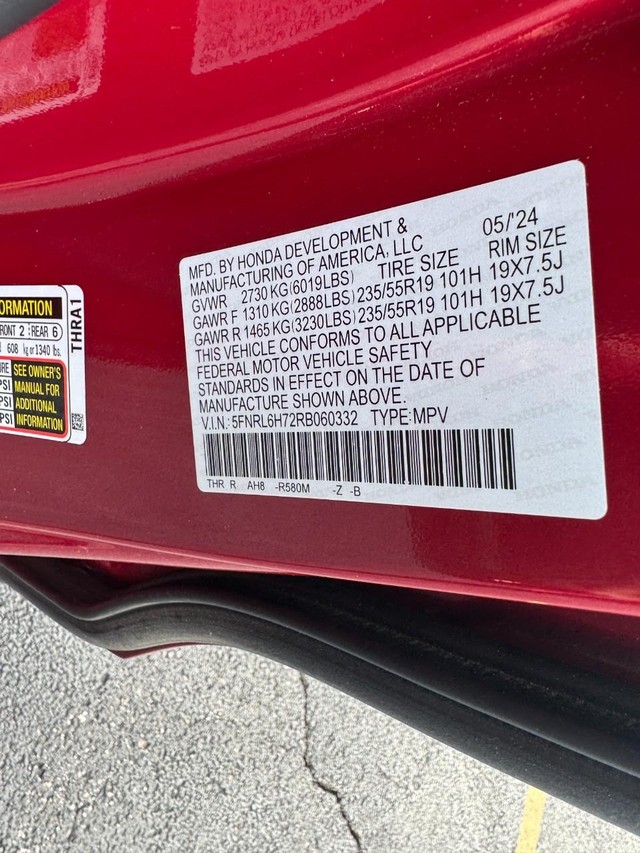 Honda Odyssey Vehicle Full-screen Gallery Image 28