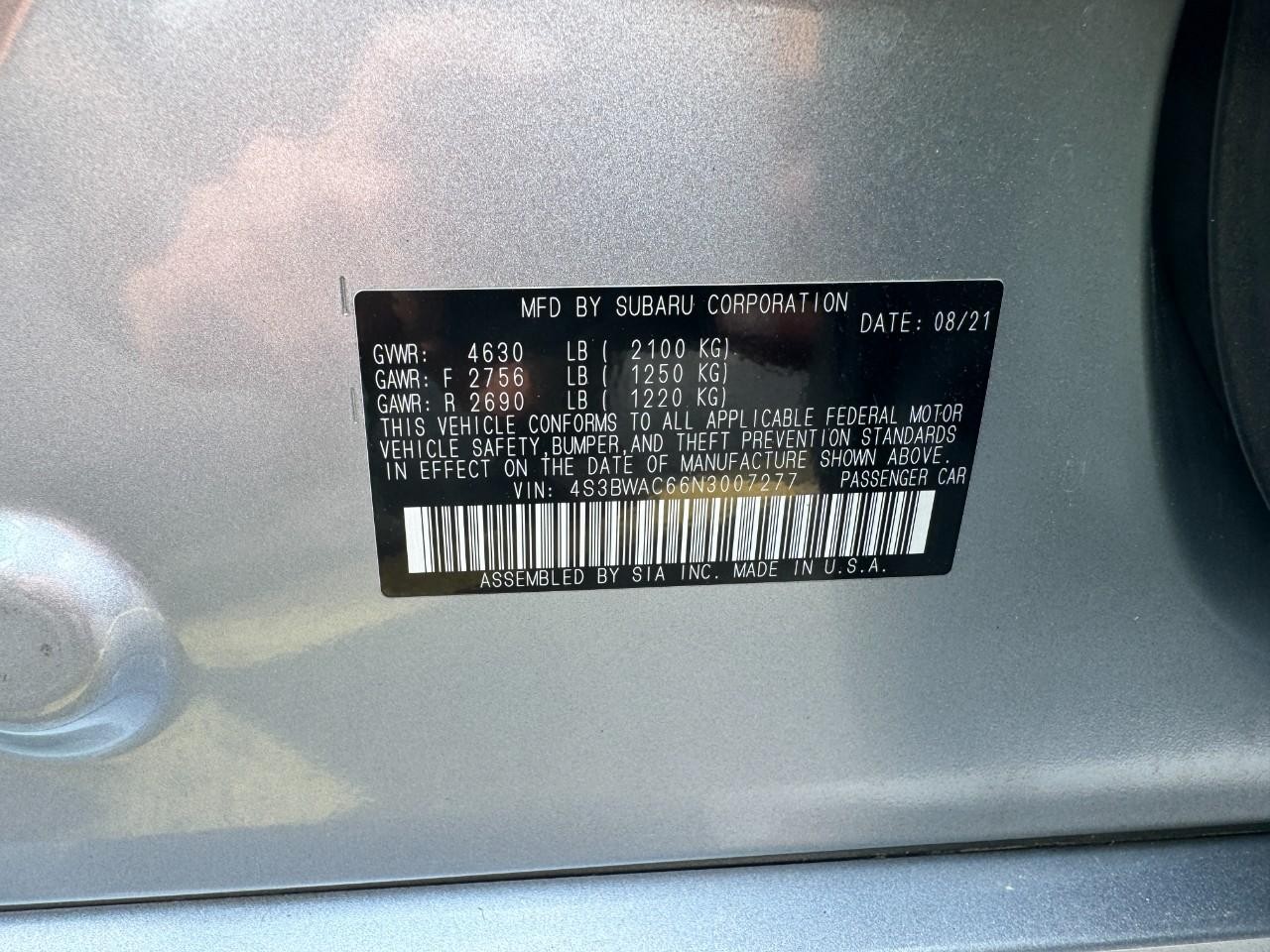 Subaru Legacy Vehicle Full-screen Gallery Image 26