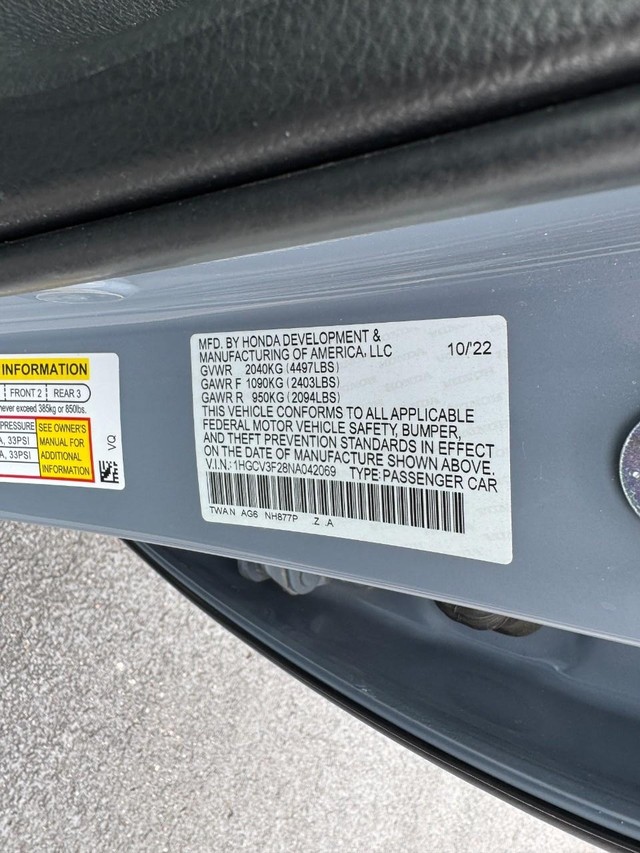 Honda Accord Hybrid Vehicle Full-screen Gallery Image 28