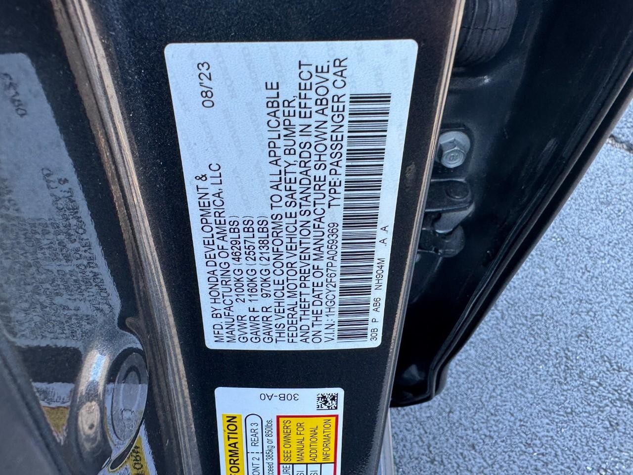 Honda Accord Hybrid Vehicle Full-screen Gallery Image 26