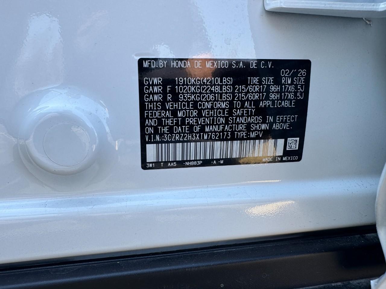 Honda HR-V Vehicle Full-screen Gallery Image 28