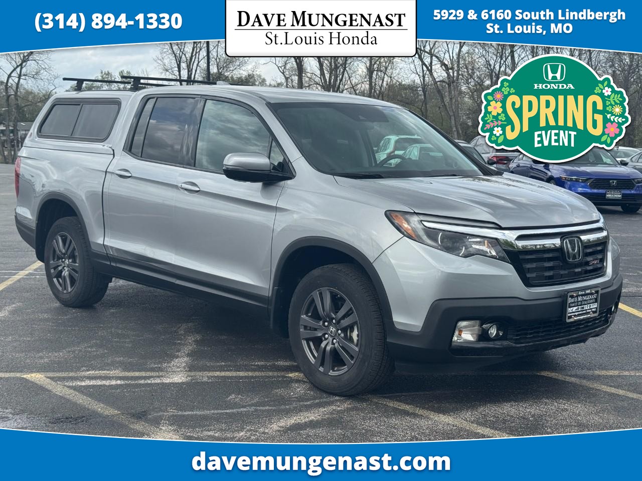 Lunar Silver Metallic 2020 Honda Ridgeline Sport AWD Pickup Truck All-Wheel Drive 9-Speed Automatic