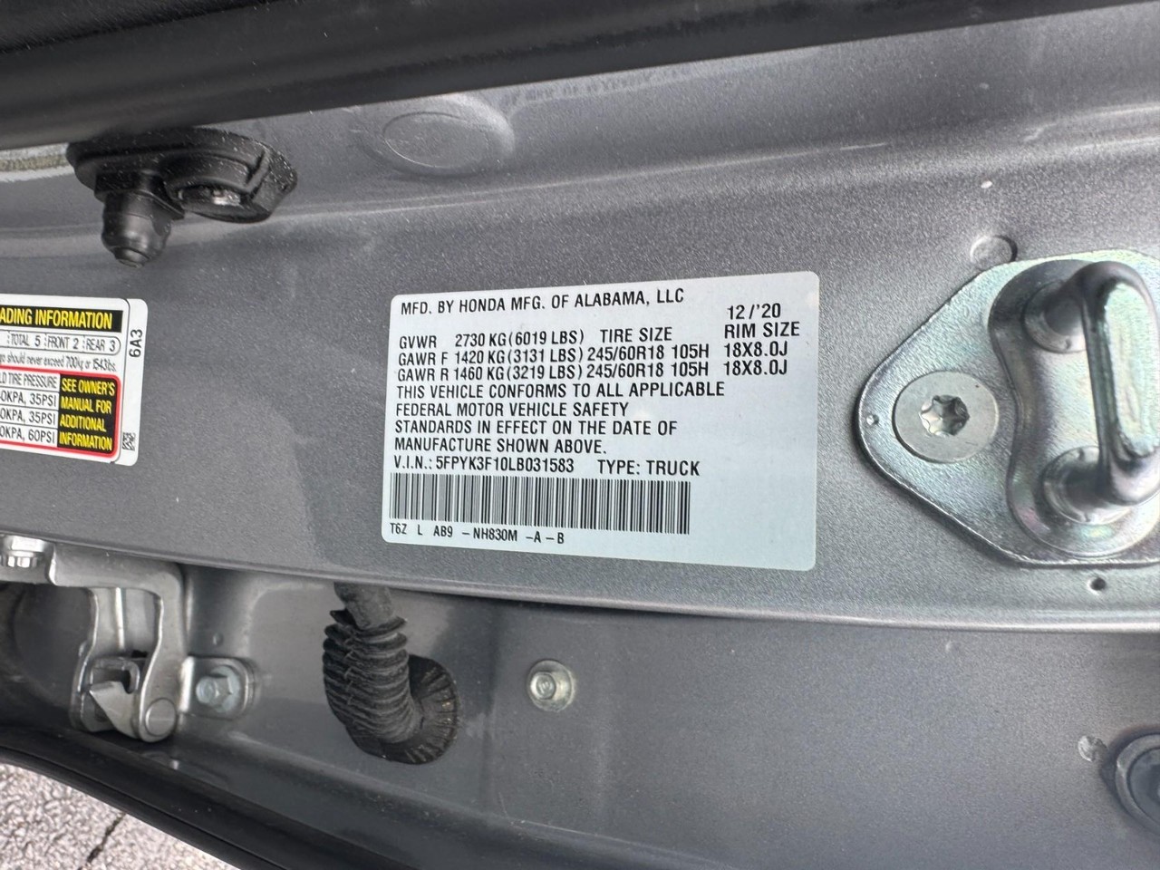 Honda Ridgeline Vehicle Full-screen Gallery Image 27