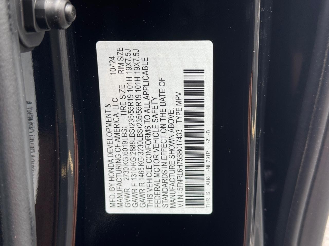 Honda Odyssey Vehicle Full-screen Gallery Image 37