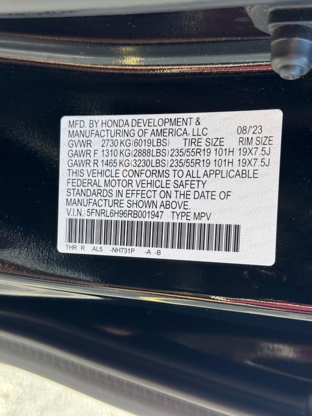 Honda Odyssey Vehicle Full-screen Gallery Image 30