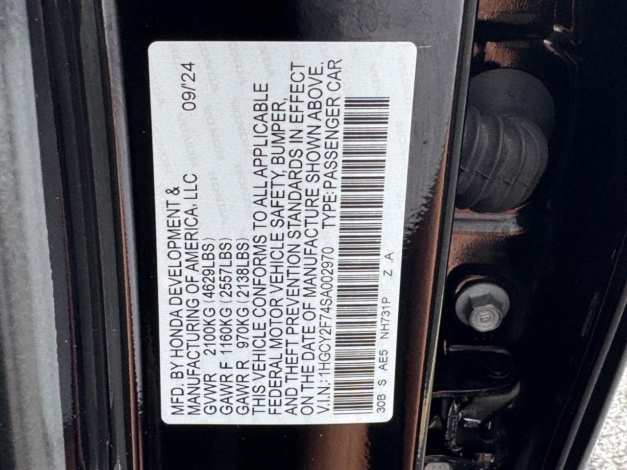 Honda Accord Hybrid Vehicle Full-screen Gallery Image 27
