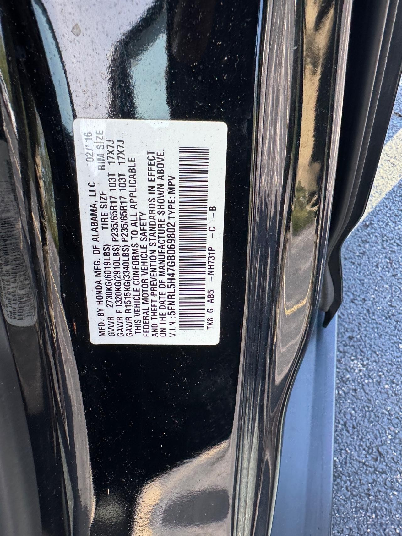 Honda Odyssey Vehicle Full-screen Gallery Image 27