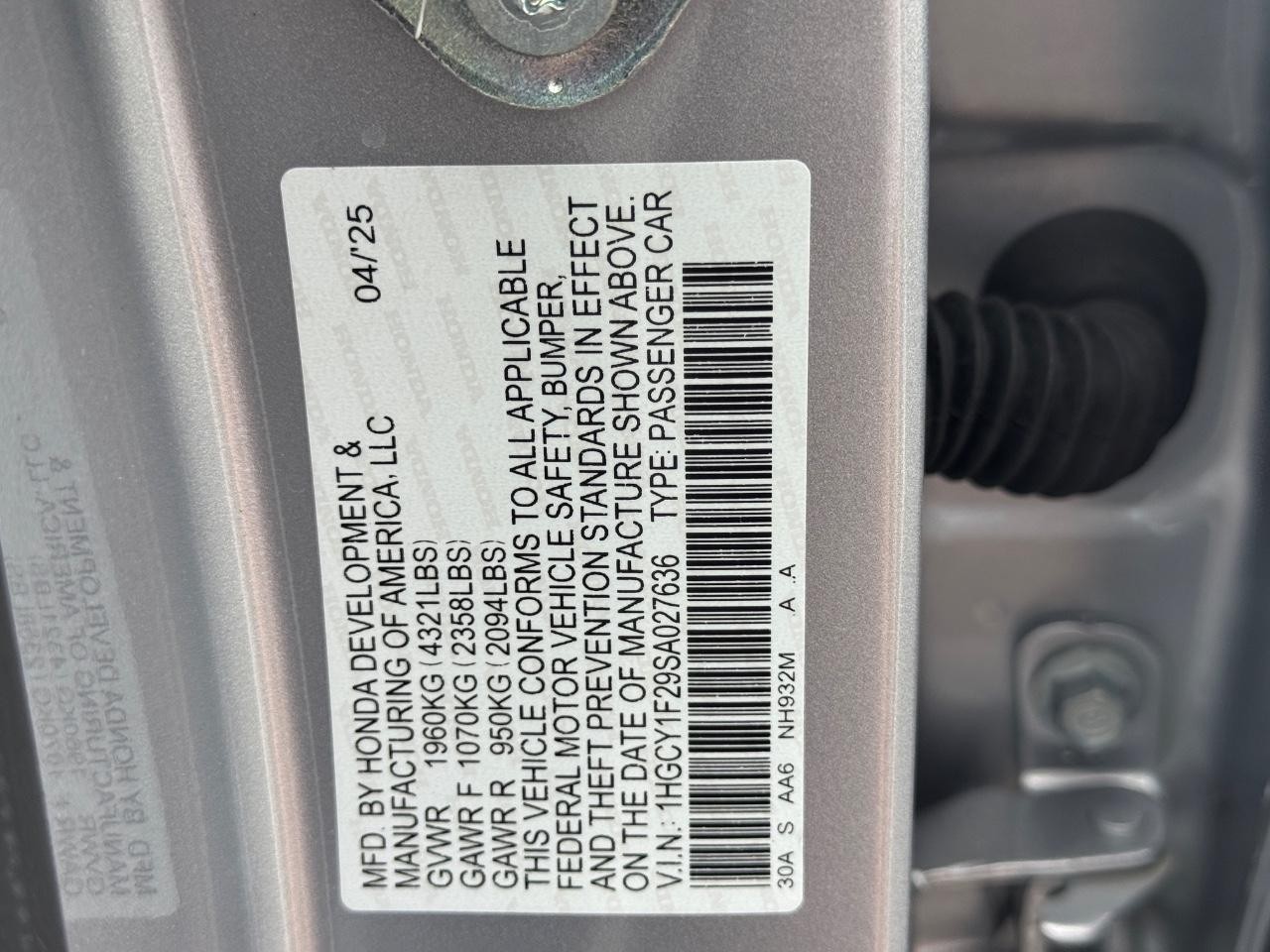Honda Accord Sedan Vehicle Full-screen Gallery Image 26