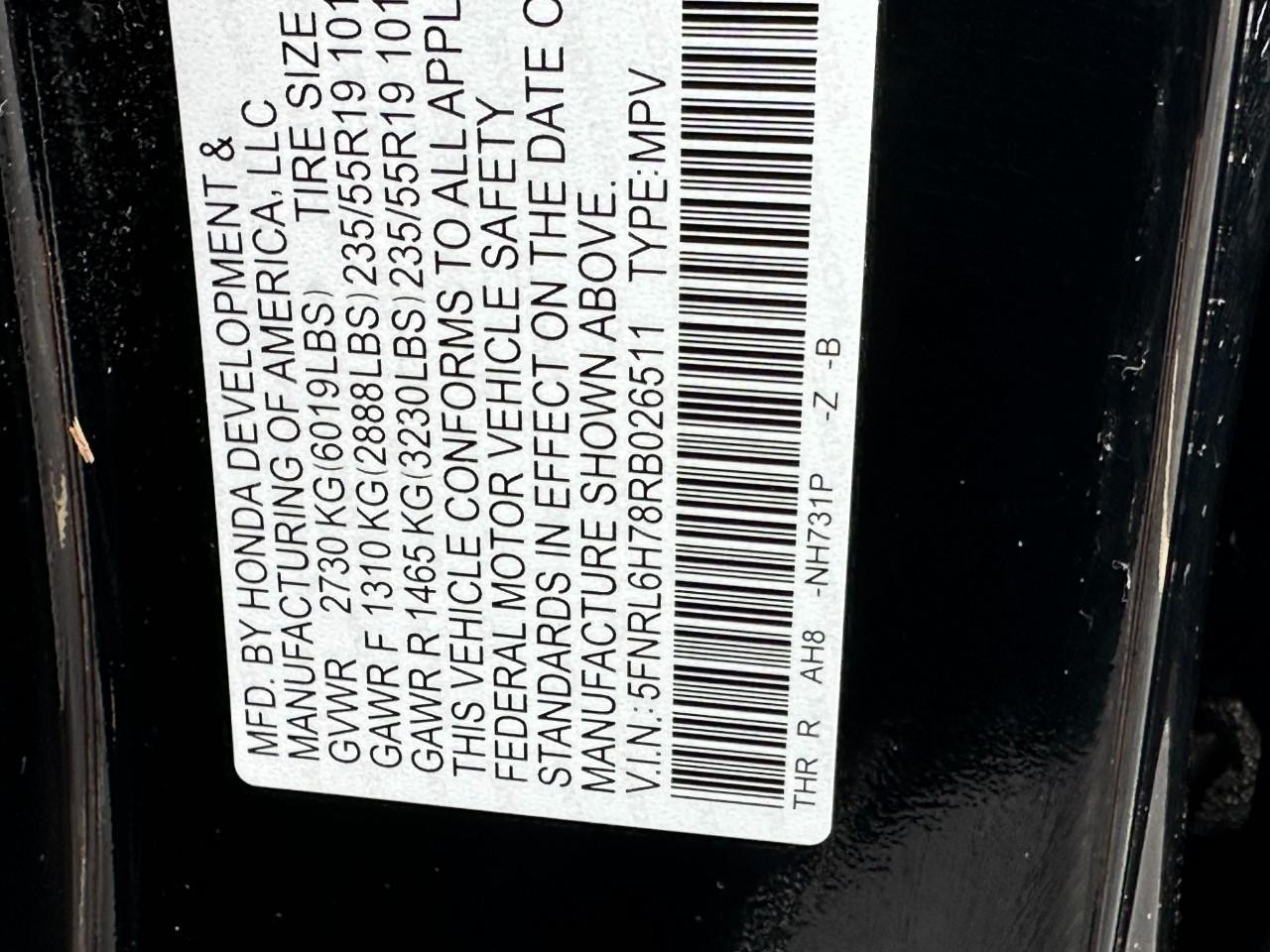 Honda Odyssey Vehicle Full-screen Gallery Image 27