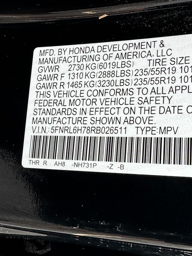 Honda Odyssey Vehicle Full-screen Gallery Image 27