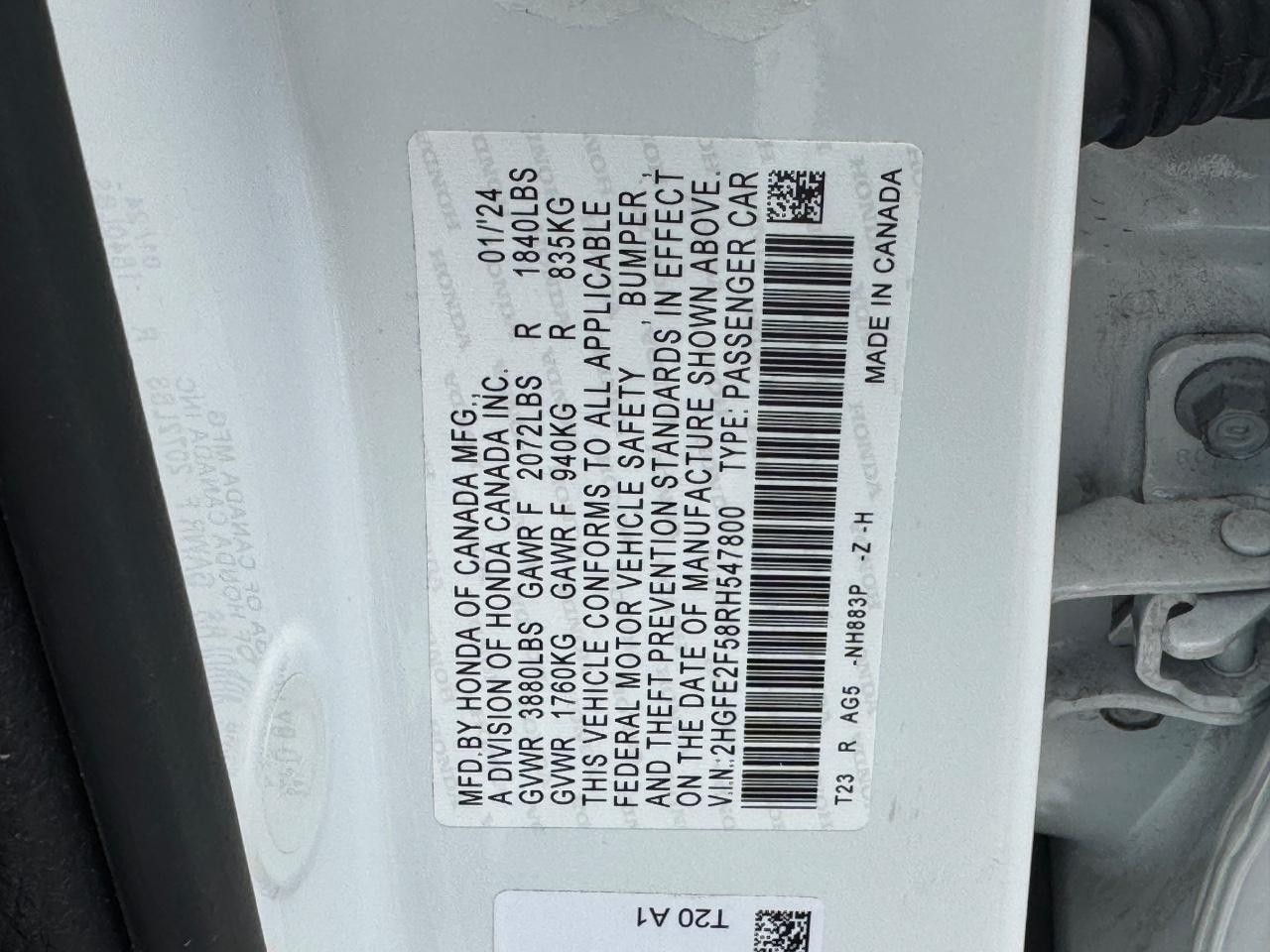 Honda Civic Sedan Vehicle Full-screen Gallery Image 26