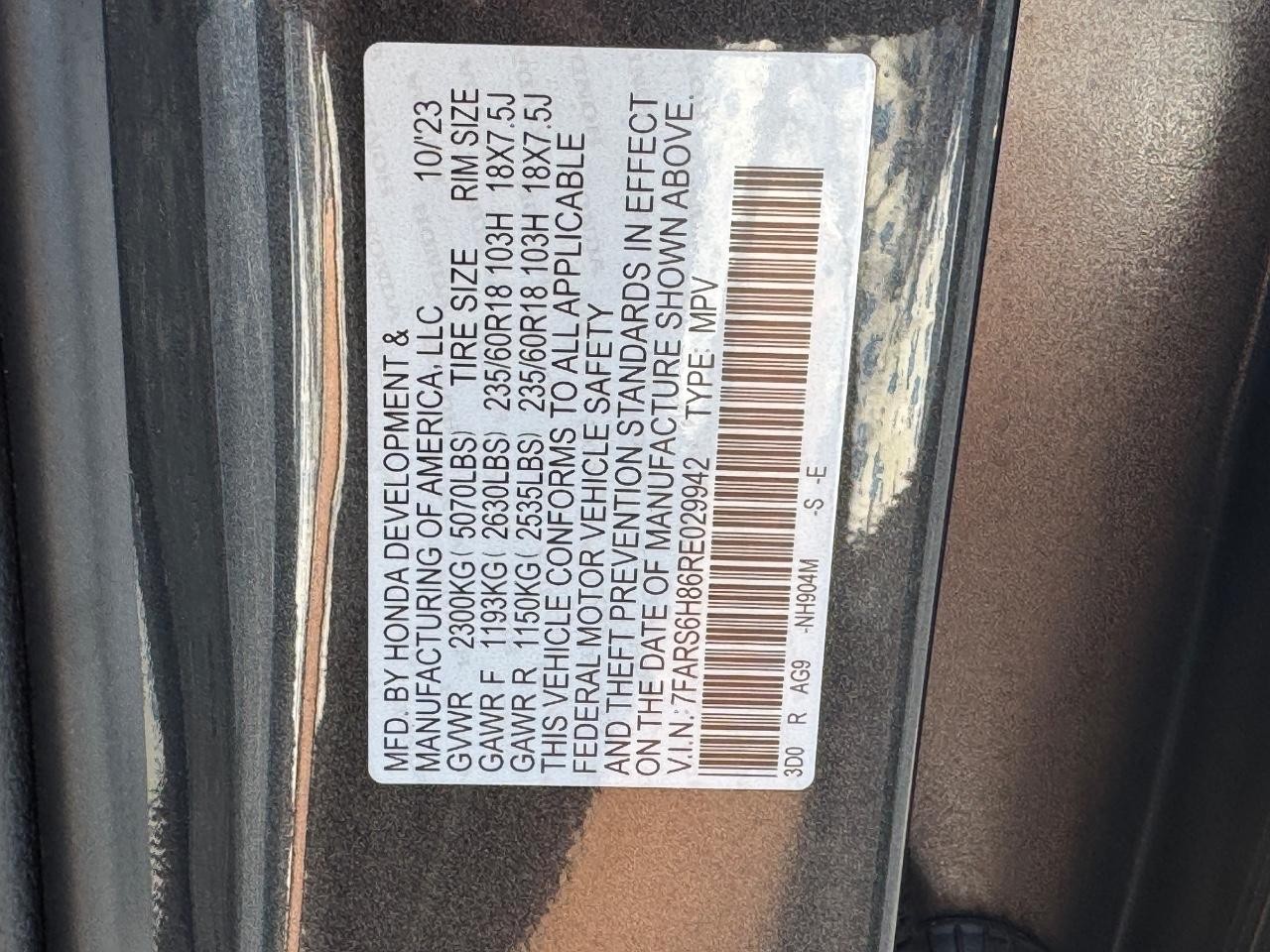 Honda CR-V Hybrid Vehicle Full-screen Gallery Image 28