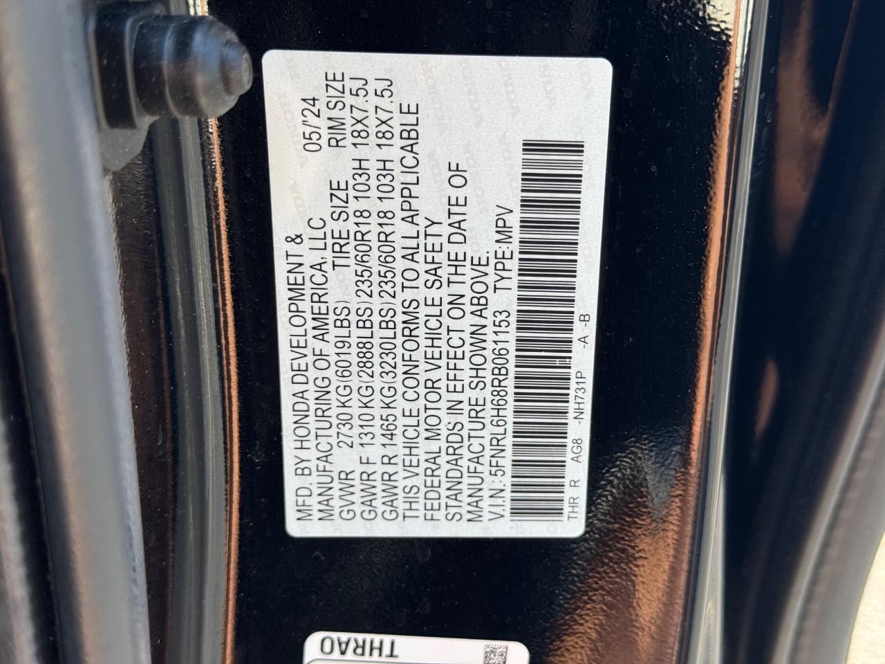 Honda Odyssey Vehicle Full-screen Gallery Image 27