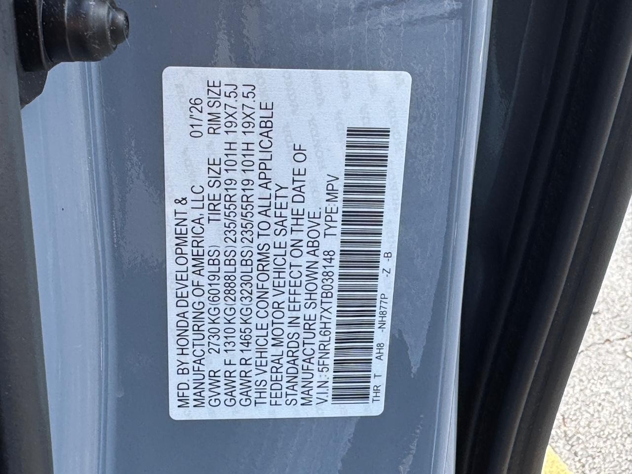 Honda Odyssey Vehicle Full-screen Gallery Image 28