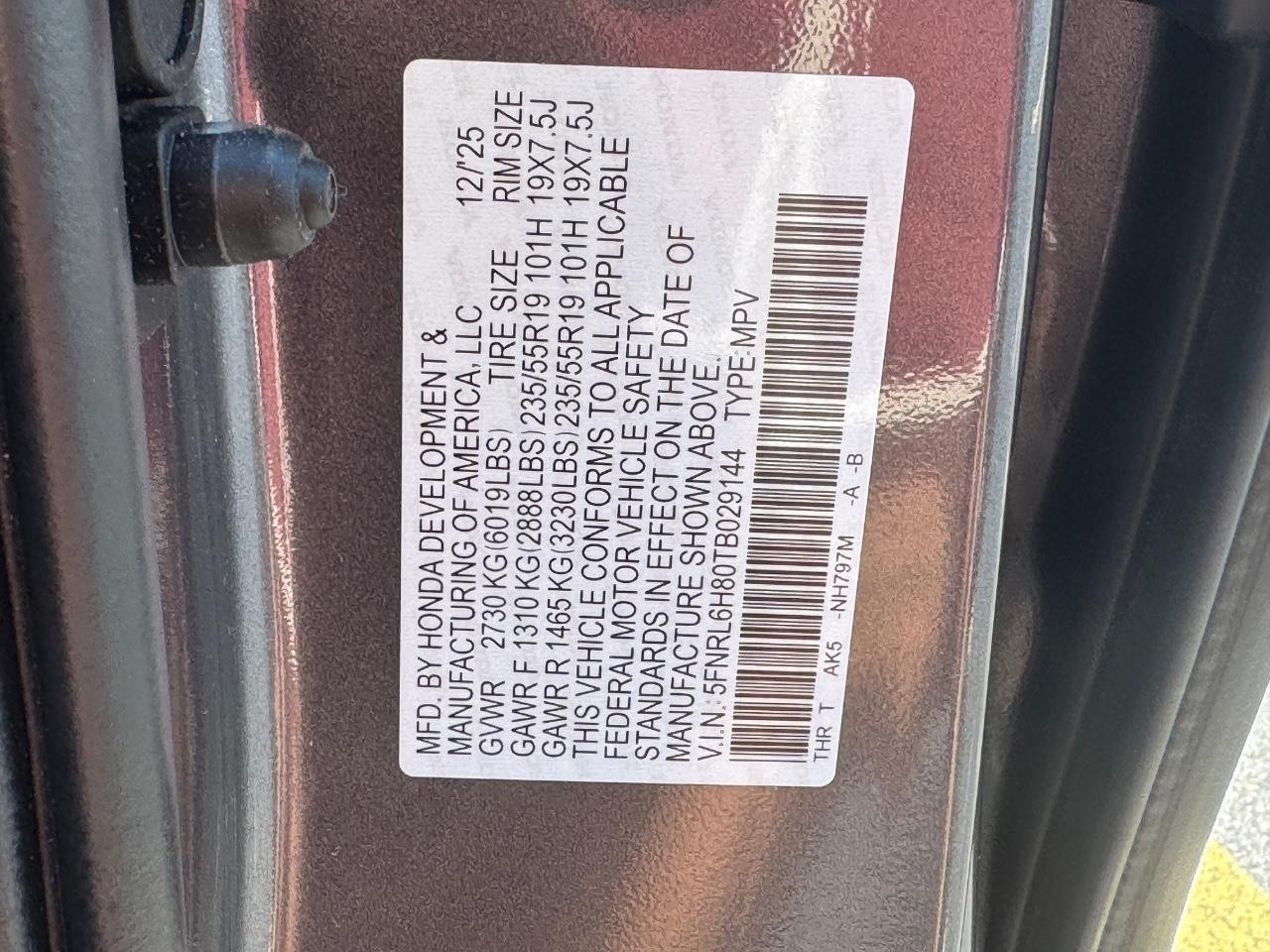 Honda Odyssey Vehicle Full-screen Gallery Image 29