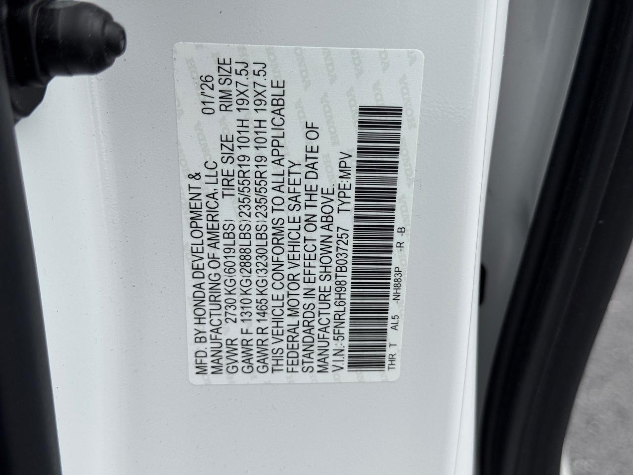 Honda Odyssey Vehicle Full-screen Gallery Image 30