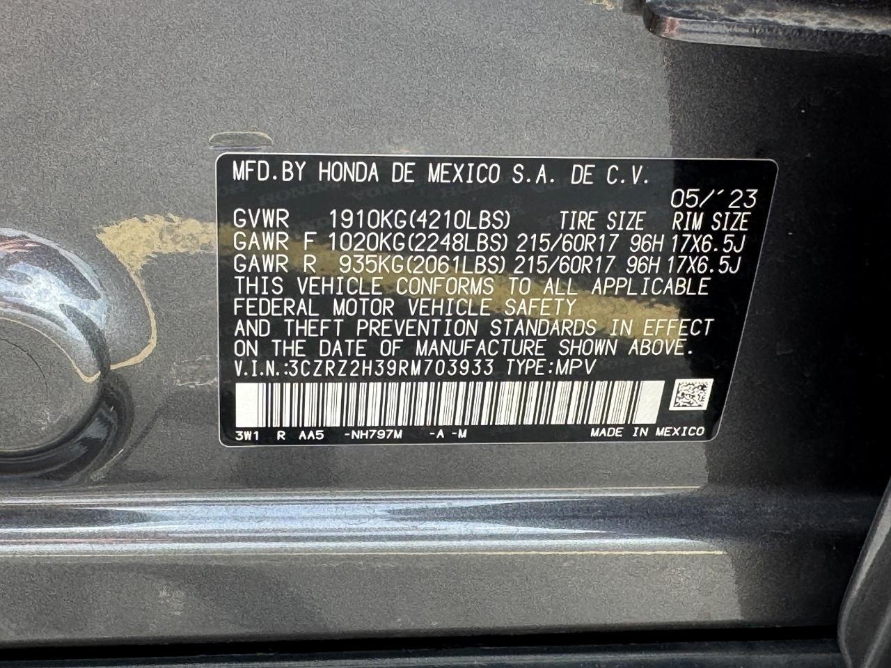 Honda HR-V Vehicle Full-screen Gallery Image 26