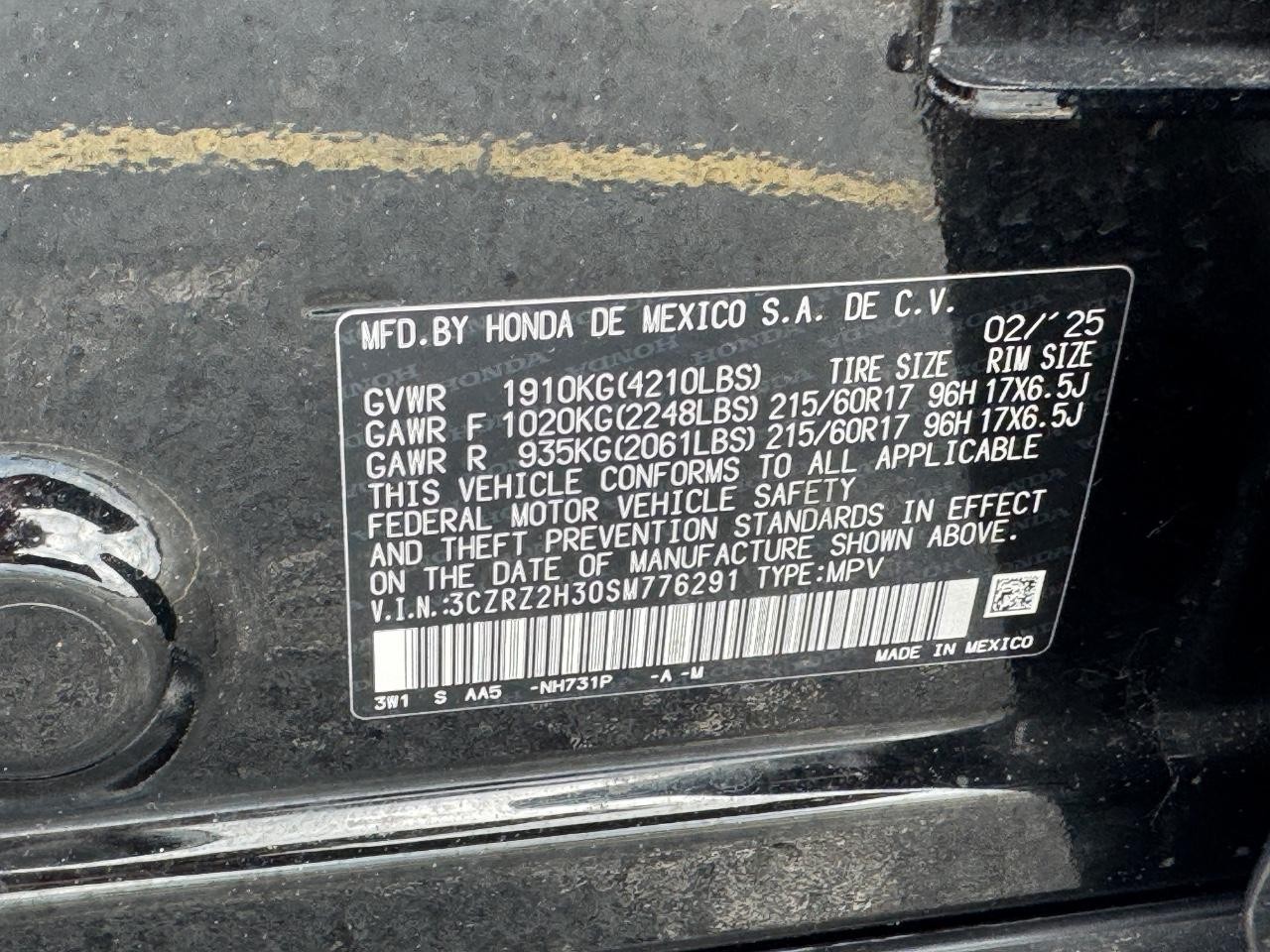 Honda HR-V Vehicle Full-screen Gallery Image 26