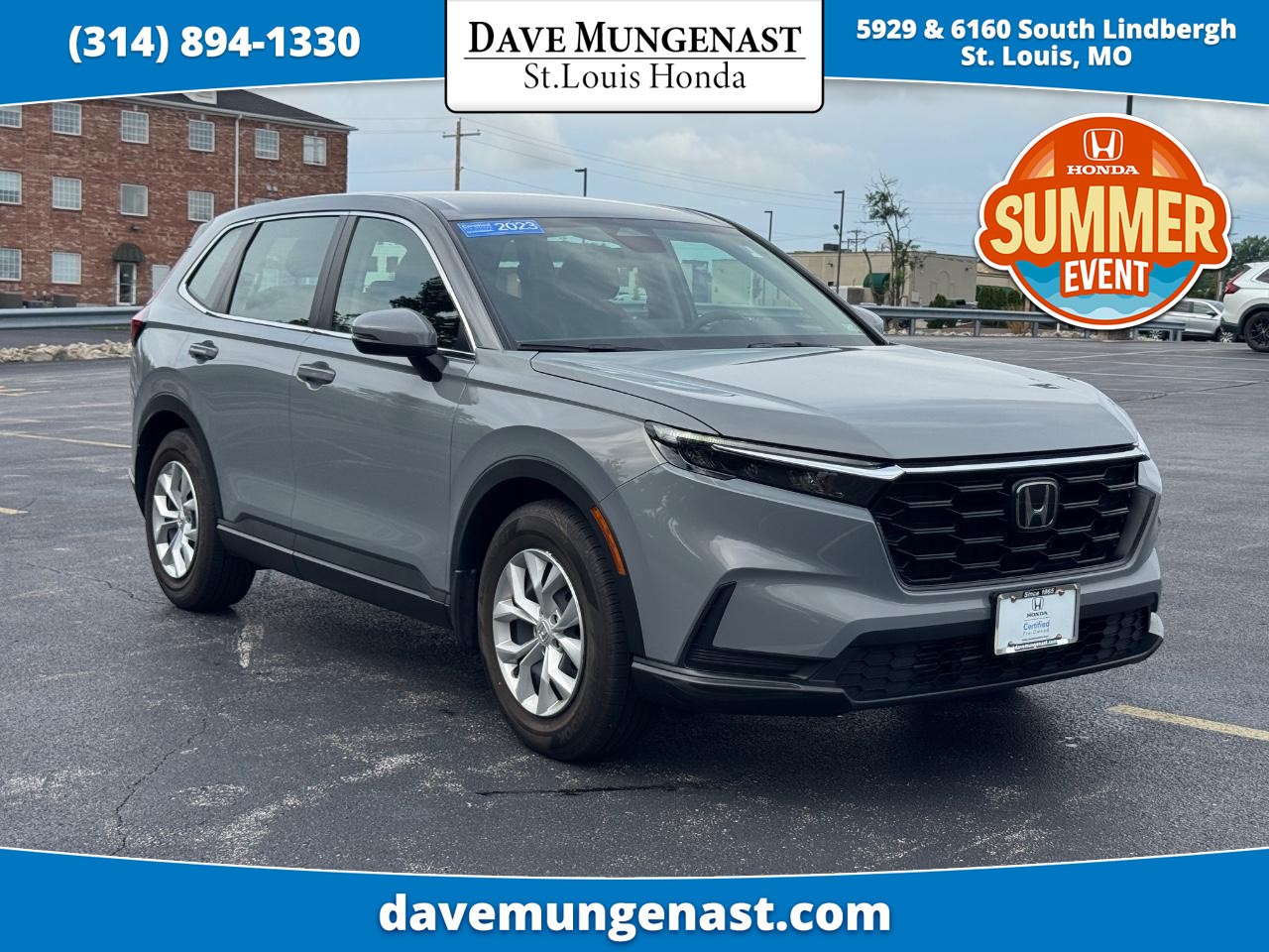 Meteorite Gray Metallic 2023 Honda CR-V SUV / Crossover Front-Wheel Drive Continuously Variable Transmission