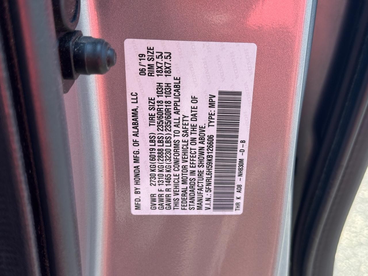 Honda Odyssey Vehicle Full-screen Gallery Image 26