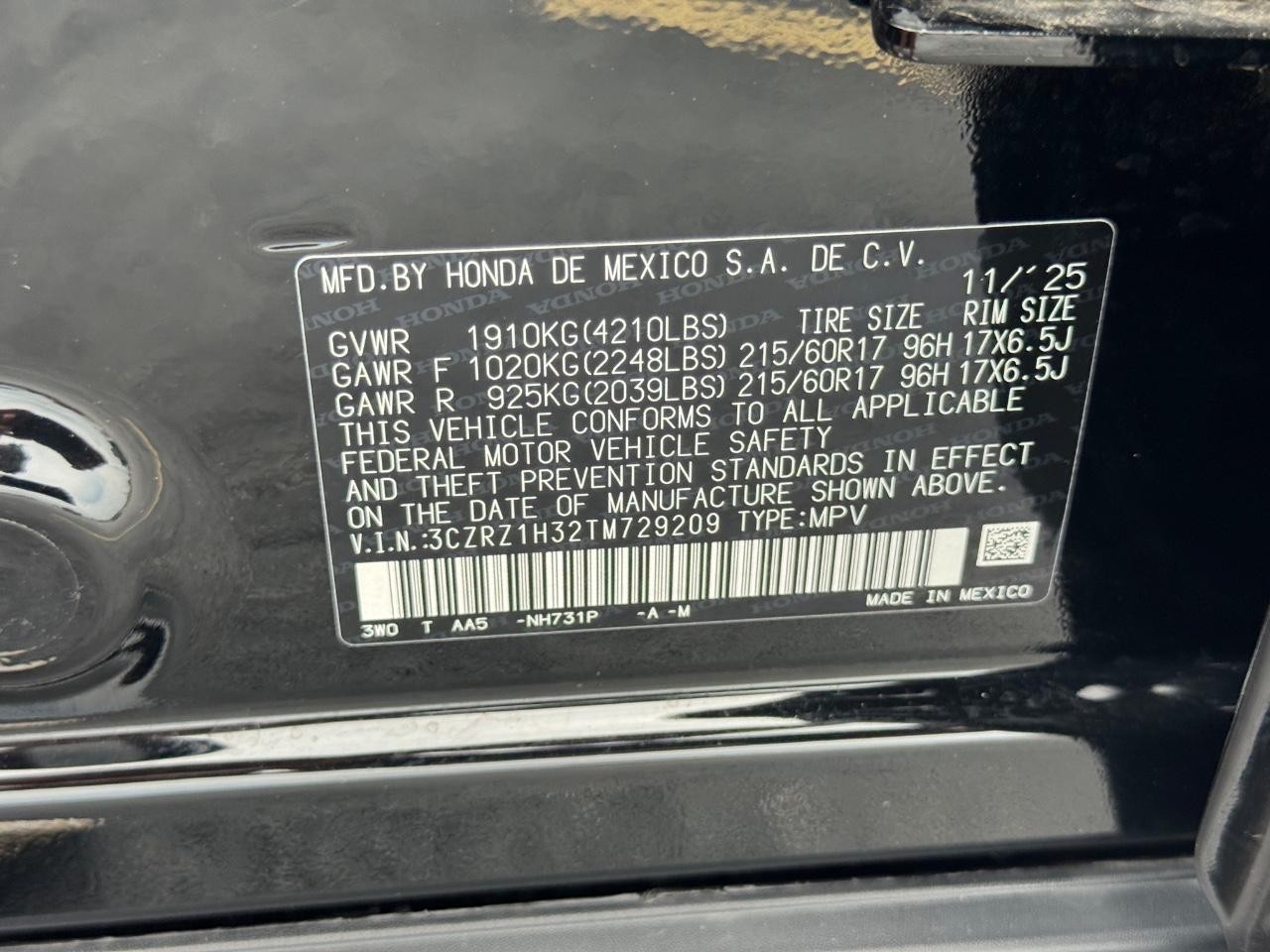 Honda HR-V Vehicle Full-screen Gallery Image 26