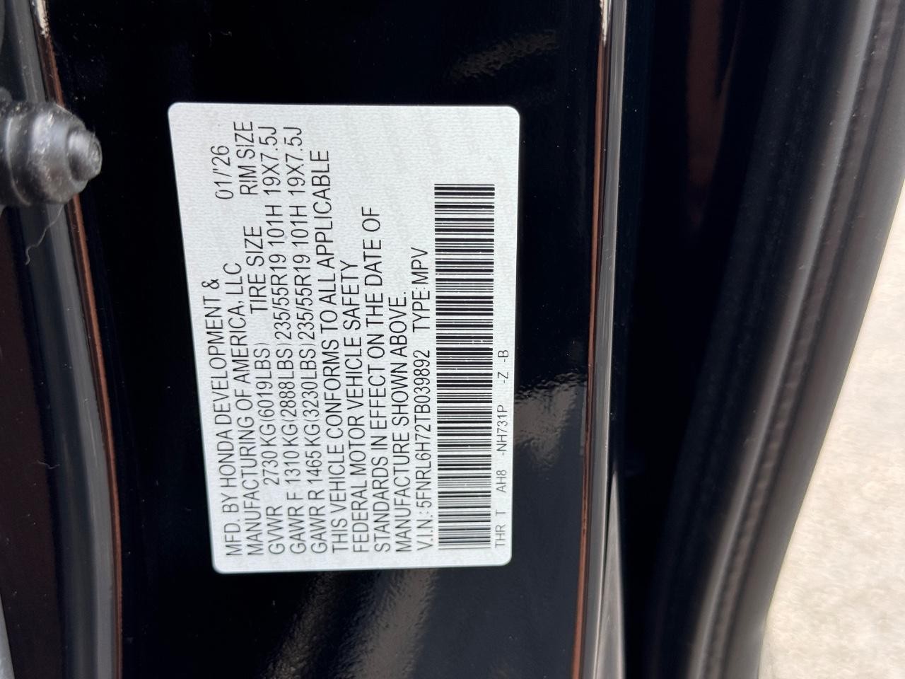 Honda Odyssey Vehicle Full-screen Gallery Image 27