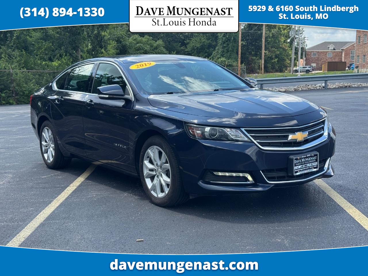 Blue Velvet Metallic 2019 Chevrolet Impala Sedan Front-Wheel Drive Automatic
