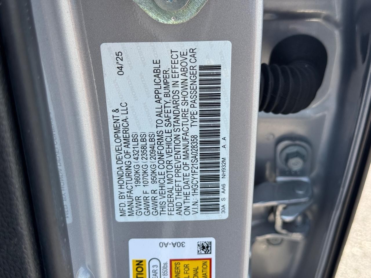 Honda Accord Sedan Vehicle Full-screen Gallery Image 26