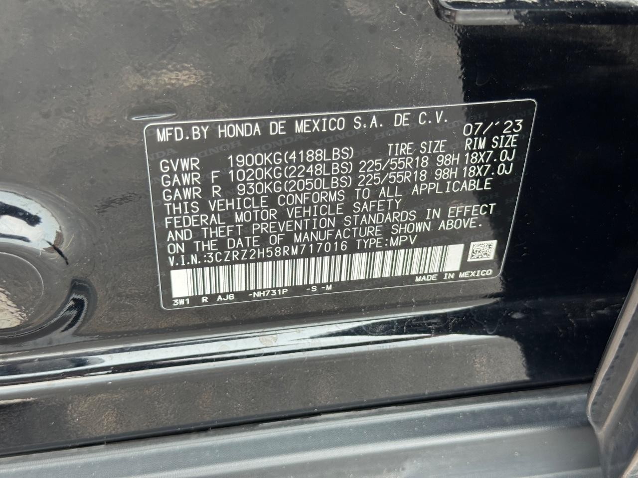 Honda HR-V Vehicle Full-screen Gallery Image 26